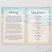 Budget Funeral Ocean Memorial Programme (Achterkant)