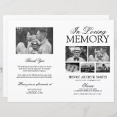 Budget Funeral Order of Service Photo Program (Voorkant / Achterkant)