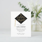 Budget Future is Bright Afstudeerder Pet Gradupart (Staand voorkant)