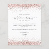 Budget Future Mrs. Foto Roos Gold Glitter Bedankt (Voorkant)