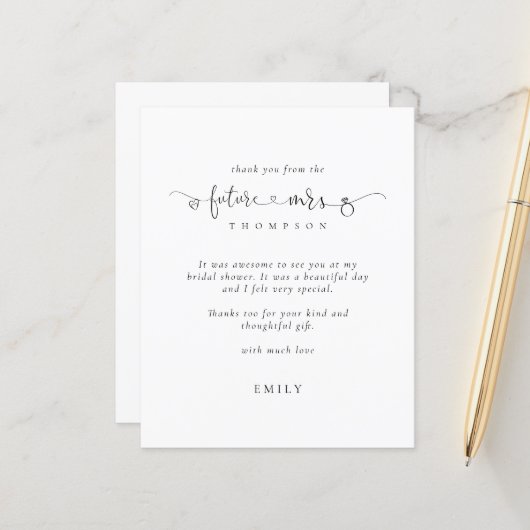 Budget Future Mrs Ring Heart Vrijgezellenfeest Bed (Voorkant / Achterkant in situ)