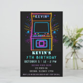 Budget Gaming Fun Neon Glow Arcade Verjaardag Uitn (Staand voorkant)