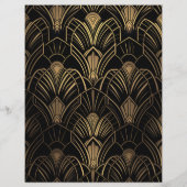 Budget geometrische Art Deco bruiloft Flyer (Achterkant)