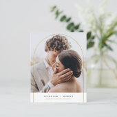 Budget Getrouwd Gelukkig Arch Kerst Feest Foto (Staand voorkant)