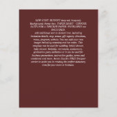 BUDGET Gipsophila Mason Bloemenvaas Minimalistisch Flyer (Achterkant)