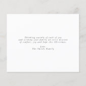 Budget Glitter Arch-kerstfoto Wenskaart Flyer (Achterkant)