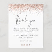 Budget Glitter Foto Vrijgezellenfeest Dank u (Voorkant)