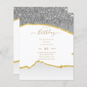 BUDGET Glitter Glam Agate Girly Any Age