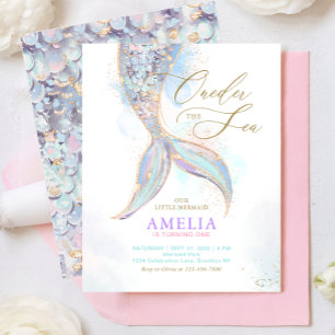 BUDGET Glitter Zeemeermin ONEder het Zee Verjaarda