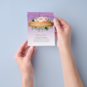 BUDGET Glitters Glamour Bloem Meisjesachtige Bruid Flyer (Hand)