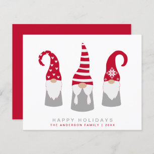 Budget Gnomes Scandinavian Kerstfeestay Card