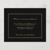 BUDGET Gold Foil Wedding Jubileum Vow Renewal (Achterkant)