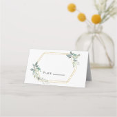 Budget Gold Lijst Flyer Rustic Foliage Wedding (Achterkant)