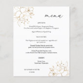 Budget Gold Lnd Floral Menu (Devant)