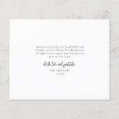 Budget Gold Script 3 Foto Baby - Hartelijk dank (Achterkant)