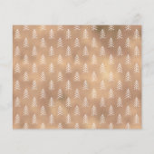 Budget Gold Script 5 Photo Collage Carte de Noël (Dos)