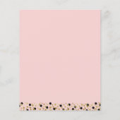 Budget Gold Script Confetti Afstudeerder (Achterkant)