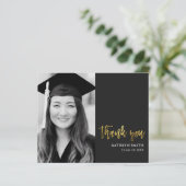 BUDGET Gold Script Moderne Photo Afstudeerder Hart (Staand voorkant)