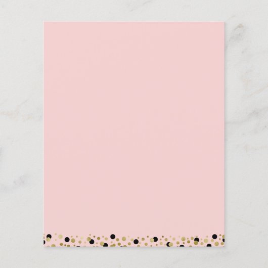 Budget Gold Script Photo Afstuderen Aankondiging (Achterkant)