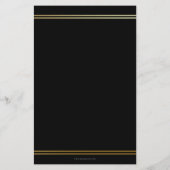 Budget Gold Script Photo Afstuderen Invitation (Achterkant)