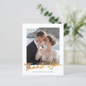 Budget Gold Script Photo Weduwnaar Hartelijk dank (Staand voorkant)