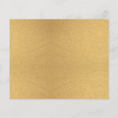 Budget Gold Simple Merry-kerstfoto-feestdag (Achterkant)