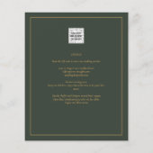 BUDGET Gold Text Script Elegant Moderne (Achterkant)