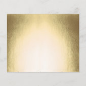 Budget Gold Type 60th Birthday Uitnodiging (Achterkant)