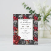 Budget Gothic Floral Skulls Wedding (Staand voorkant)