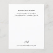 Budget Gouden Gelijnde Bloemen Details (Achterkant)