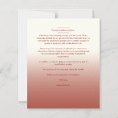 Budget Gradient Wedding Photo Whimsical Script (Achterkant)