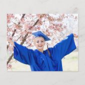 Budget Graduation Photo Minimaliste Merci Cartes (Dos)