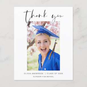 Budget Graduation Photo Minimaliste Merci Cartes