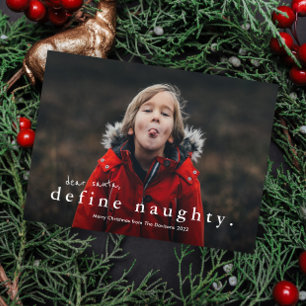 Budget Grappige Stoute 3 Foto Kerstkaart