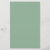 BUDGET Green Gold Menu Mariage (Dos)