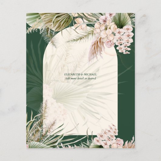 BUDGET Green Pampas Grass PHOTO DANK U MATT Flyer (Achterkant)