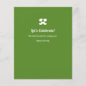 BUDGET Green Vaderdag Foto BBQ Uitnodiging (Achterkant)