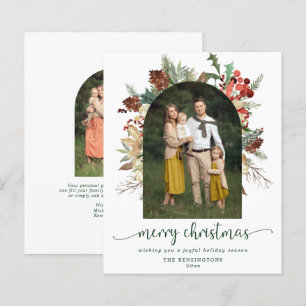 BUDGET Greenery Arch Merry kerstfoto