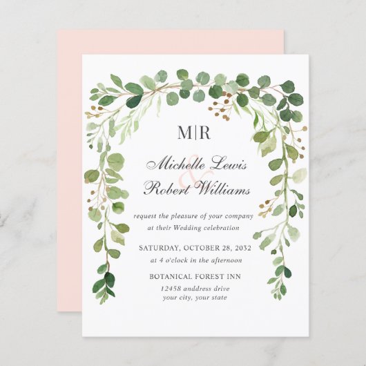 BUDGET Greenery Arch Summer Spring Garden (Voorkant / Achterkant)