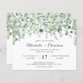 Budget Greenery Botanic Eucaliptus Wedding (Voorkant / Achterkant)