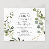 Budget Greenery Botanical Vrijgezellenfeest Flyer (Voorkant)