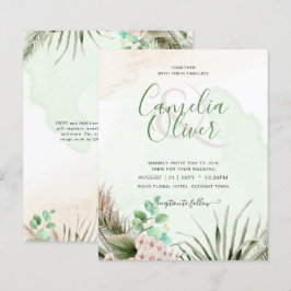 BUDGET Greenery Eucalyptus Pampas Grass Wedding