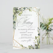 Budget Greenery Eucalyptus Weddenschap (Staand voorkant)