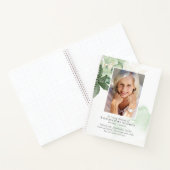 BUDGET Greenery Funeral Memorial Guest Book Notitieboek (Binnen)