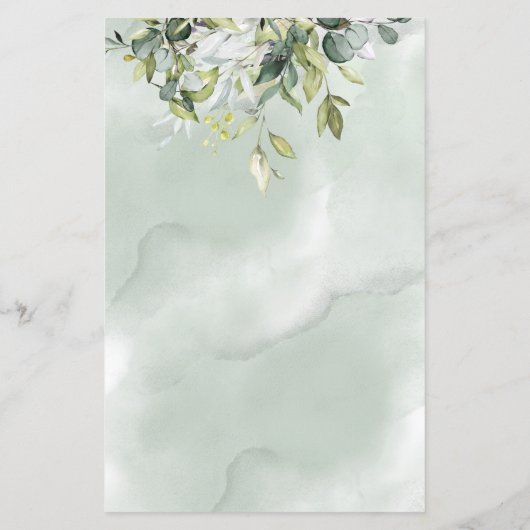 Budget Greenery Gold Afstuderen (Achterkant)