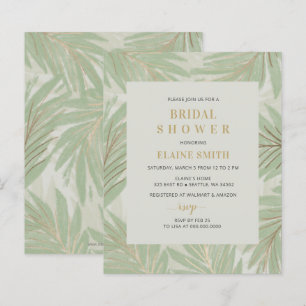 Budget Greenery Gold Bridal Shower