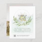 BUDGET Greenery PHOTO Weddenschap QR CODE F (Voorkant / Achterkant)