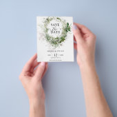 Budget GreenGenery Foto Save The Date Flyer (Hand)