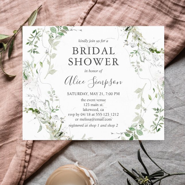 Budget groen kalligrafie Vrijgezellenfeest (Creator heeft geüpload)