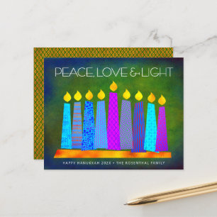 Budget Groene Hanukkah Boho Kaarsen Vrede Liefde K
